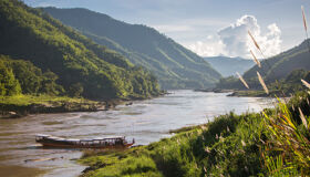Mekong River, Pakbeng part, Laos